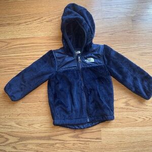 The North Face Dark Blue Hooded Fleece Jacket